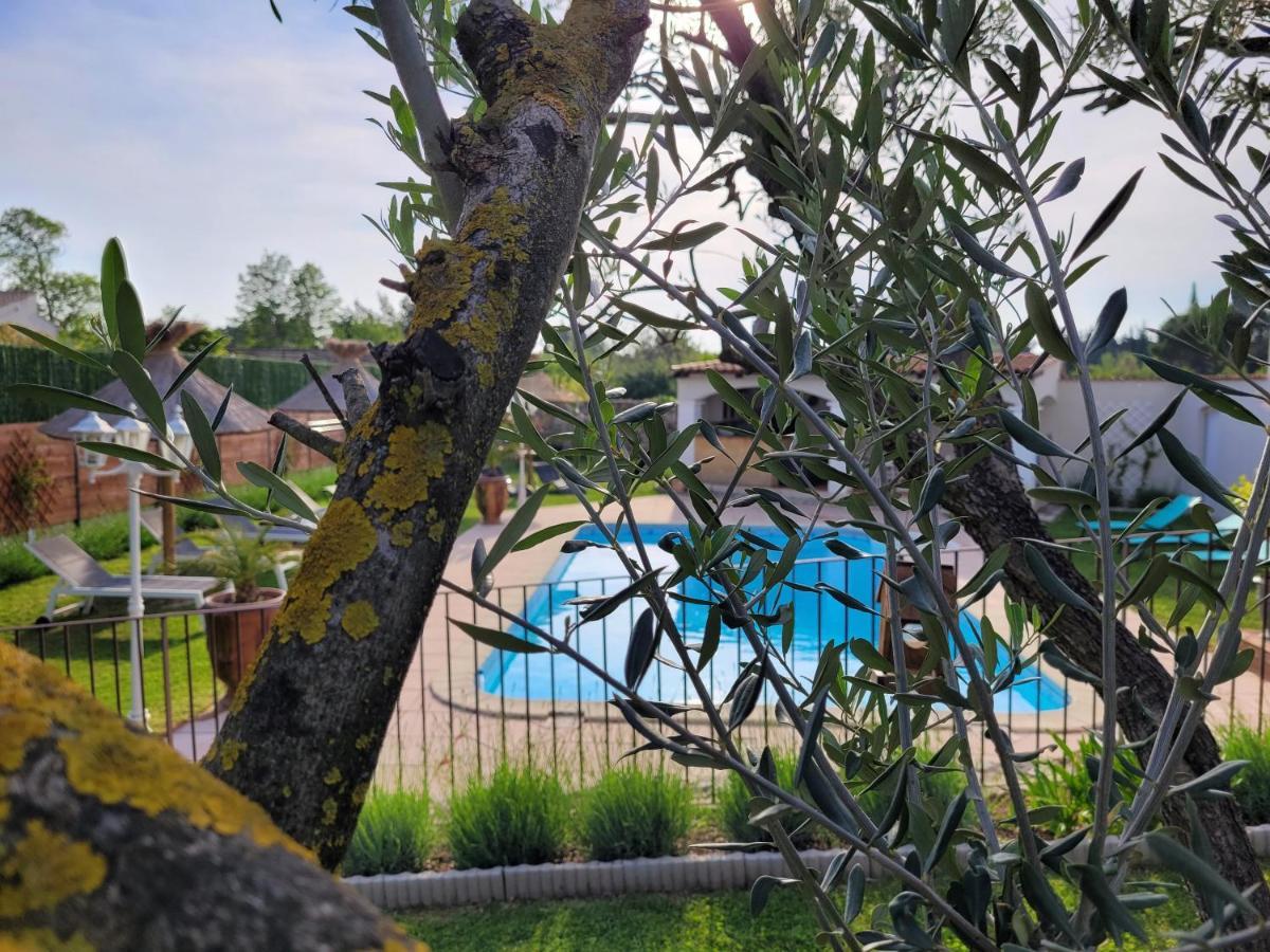 Les Chambres D'Hotes D'Eloise, Piscine Privee Aramon Exterior foto