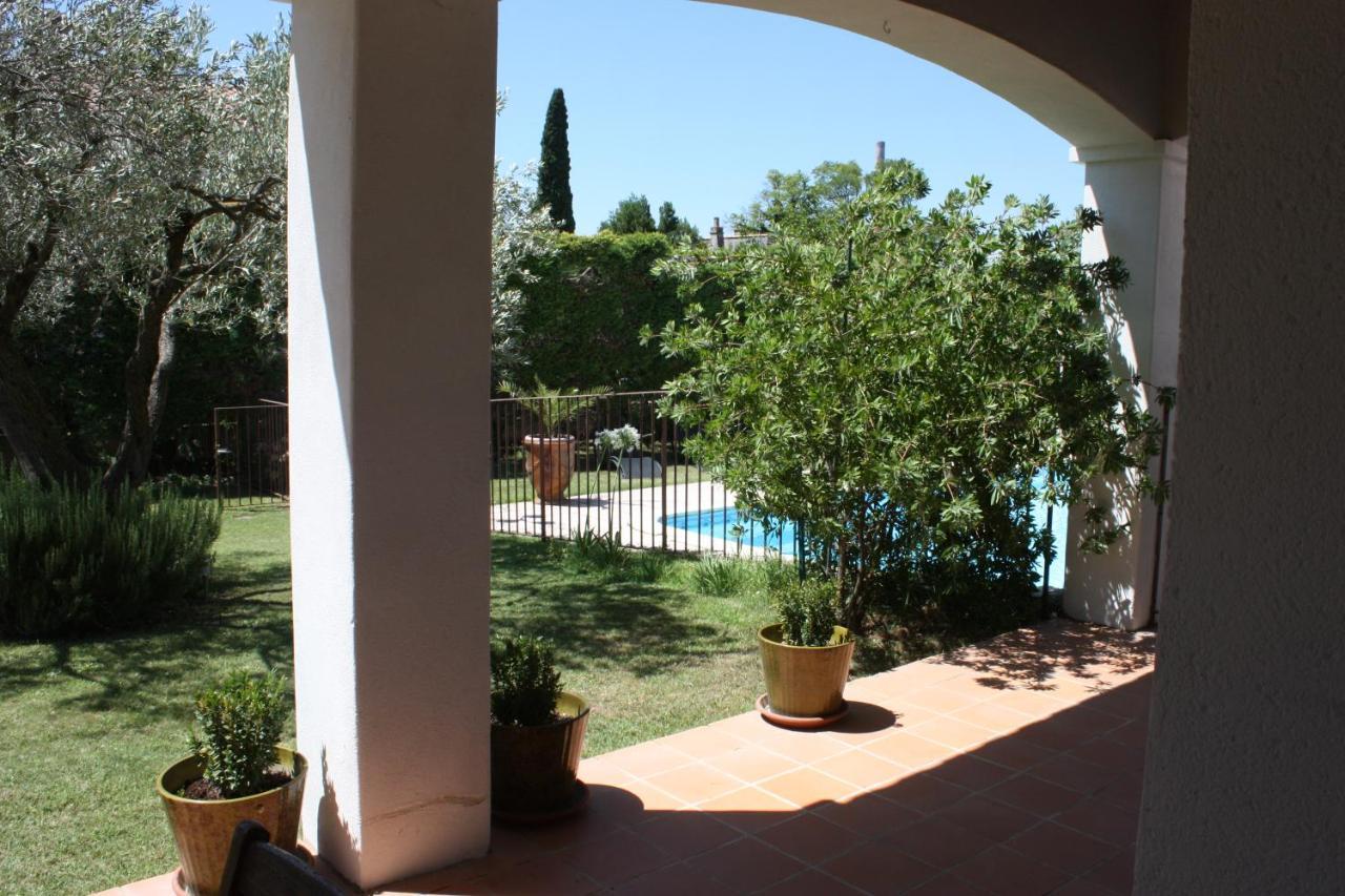 Les Chambres D'Hotes D'Eloise, Piscine Privee Aramon Exterior foto